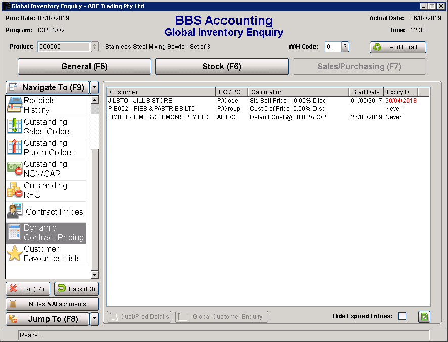 Dynamic Pricing ICPENQ
