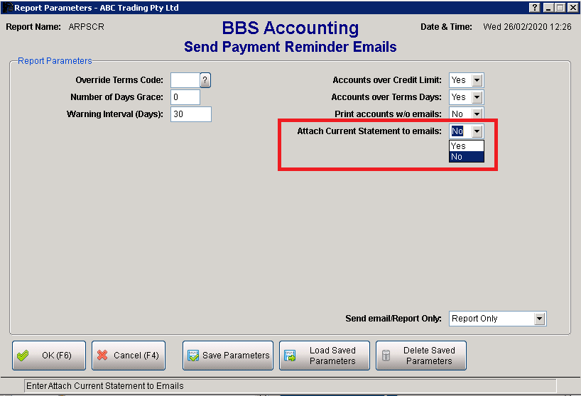 Payment Reminder emails