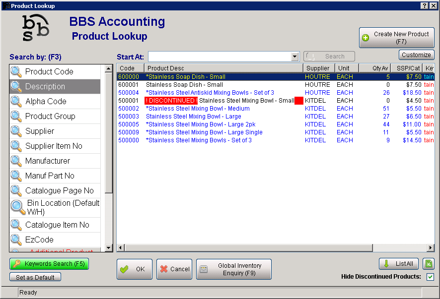 Discontinued product flag 3